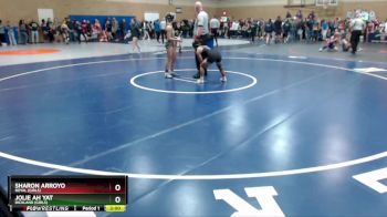 100lbs Champ. Round 2 - Jolie Ah Yat, Richland (Girls) vs Sharon Arroyo, Royal (Girls)