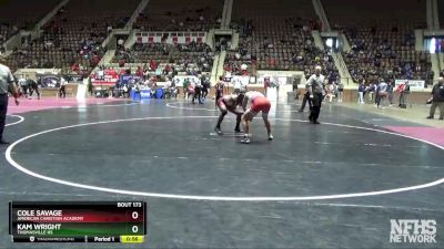 152 lbs Cons. Round 2 - Cole Savage, American Christian Academy vs Kam Wright, Thomasville HS