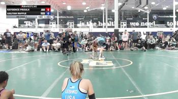 115 lbs Rr Rnd 1 - Kaydence Proulx, Journeymen Wrestling - Girls vs Aaliyah Raffle, Steel Valley Vixens