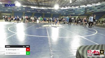 106 lbs Quarterfinal - Cruzer Dominguez, MWC Wrestling Academy, NE vs Dylan Williamson, Sebolt Wrestling Academy