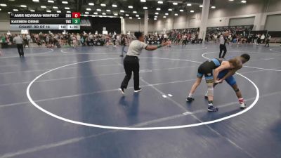 106 lbs Champ. Rd Of 16 - Amir Newman-Winfrey, Sebolt Wrestling Academy vs Kaemen Orine, Team Missouri Select