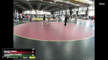 120 lbs Semifinal - Skyley Hanna, Juan Diego vs Alexandra Ramirez, Enterprise