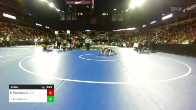 144 lbs Consi Of 32 #2 - Santiago Pacheco Jr, Central Union vs Jesus Loreto, Kingsburg