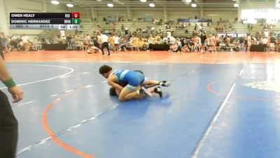 120 lbs Rr Rnd 3 - Owen Healy, Red Zone - HSB vs Dominic Hernandez, Broad Axe Green - HSB