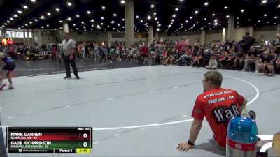 90 lbs Round 1 (16 Team) - Gage Richardson, Panhandle Punishers vs Mark Garren, Gladiator WA