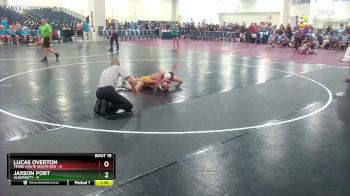 106 lbs Round 4 (10 Team) - Jaxson Port, Alburnett vs Lucas Overton, Terre Haute South Red