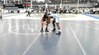 5 - 215 lbs 5th Place Match - Aljayden Edwards, First Colonial vs Jamar Whyles, Norview