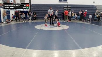 40 lbs Quarterfinal - Ryett Ferry, Snake River Wrestling Club vs Boden Zwiefelhofer, Bulldog Wrestling Club