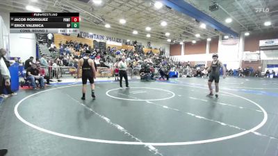 165 lbs Cons. Round 2 - Erick Valenica, Newbury Park vs Jacob Rodriguez, Paramount