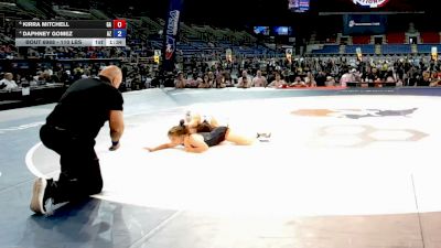 110 lbs 3rd Place Match - Kirra Mitchell, Georgia vs Daphney Gomez, Arizona