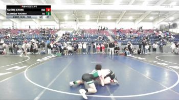 120 lbs Cons. Round 5 - Curtis Evans, Union vs Mathew Harris, Payson