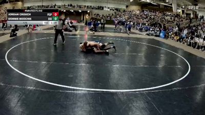 175 lbs Semis (4 Team) - Donnis Boochie, Chattanooga Christian School vs Jordan Crouch, Pope Saint John Paul II Preparatory School