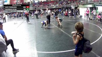 62 lbs Champ. Round 1 - Maverick Wynn, Wahoo Wrestling Club vs Jack Thomlison, Gretna Youth Wrestling Club