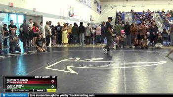 137 lbs Champ. Round 1 - Olivia Ortiz, Corona Del Mar vs Jaidyn Clinton, Roosevelt High School