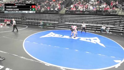 5A 150 lbs Quarterfinal - Porter Olson, Spanish Fork vs Ryker Cluff, Spanish Fork