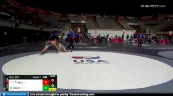 160 lbs Quarterfinal - Jacob Briggs, California vs Ray Waller, California