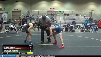 125 lbs Round 4 (6 Team) - Ameer Khalil, American Gladiators-Venom vs Preston Vamvas, Untouchables-Olympia