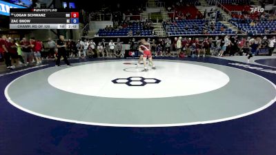 132 lbs Champ. Rd Of 128 - Logan Schwanz, MN vs Zac Snow, NE
