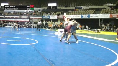 157 lbs Placement (16 Team) - Carter Shupert, Averett vs Aiden Karlie, Kutztown