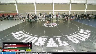 67 lbs Champ. Round 2 - Kason Molinaro, Arizona vs Cruz Prasnicki, South Dakota