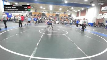 150 lbs Semifinal - Dalton Compton, Gilroy vs Michael Kase, Chaminade