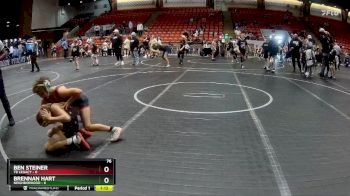 76 lbs Round 3 (6 Team) - Brennan Hart, Neighborhood vs Ben Steiner, TB Legacy