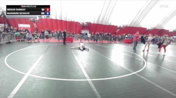 125 lbs Cons. Semi - Megan Ramsay, Wisconsin vs Makenzie Schulte, Sarbacker Wrestling Academy