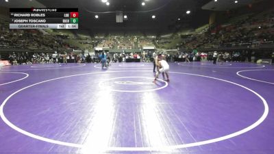 146 lbs Quarterfinal - Richard Robles, Liberty Bakersfield vs Joseph Toscano, Buchanan