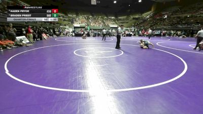 146 lbs Quarterfinal - Kaden Pryor, Atascadero vs Braden Priest, Bakersfield