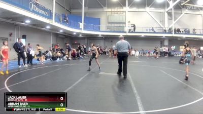 80 lbs Round 5 (6 Team) - Jack Lauer, Brawler Elite vs Abram Baer, Vipers Wrestling