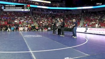3A-106 lbs 1st Place Match - Amir Newman-Winfrey, Southeast Polk vs Cruz Gannon, Dowling Catholic