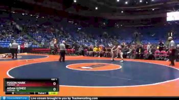 132 lbs Semis & 1st Wrestleback (8 Team) - Mason Mark, Tremont vs Aidan Gomez, Harvard