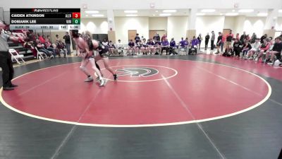 126 lbs 2nd Wrestleback (16 Team) - Domanik Lee, Villa Rica vs Caiden Atkinson, Alexander