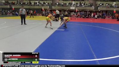 100 lbs Cons. Semi - Hunter Janssen, Mn Elite vs Kai Jacobson, LAW