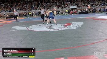 D1-190 lbs Cons. Round 1 - Harrison Bailey, Forest Hills Northern HS vs RJ Green, South Lyon HS