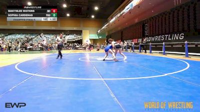 135 lbs Quarterfinal - Makynlee Watkins, JWC vs Sophia Cardenas, Phase3 Lab School
