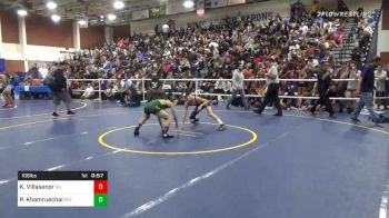 106 lbs Consolation - Kai Villasenor, Newport Harbor vs Patinya Khamruechai, Royal