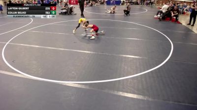 Elementary - 80 lbs Collin Belko, Forest Lake vs Layton Gilbert, St Francis