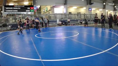 140 lbs 1st Place Match - Connor Dong, Gracie Barra Westchase Wrestling Club vs Michael Woelfle, Best Trained Wrestling