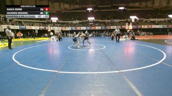 144 lbs Quarters & Wb (16 Team) - Jackson Grandel, Delaware Military Academy vs Kahle Zerbe, Poquoson