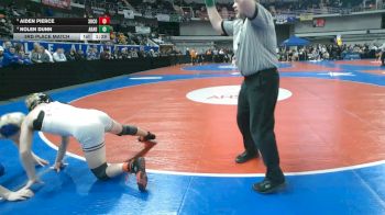 5A 144 lbs 3rd Place Match - Aiden Pierce, Shelby County vs Nolen Dunn, Arab