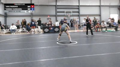 61 kg Semis - Noli Paddock, New York vs Sobina Clendaniel, Marathon Wrestling Club