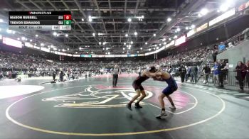 138 lbs Champ. Round 1 - Trevor Edwards, Coeur D Alene vs Mason Russell, Othello