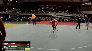 110 lbs Champ. Round 1 - Braxton Rolling, TMBWWG vs Cohen Clausen, UNITED