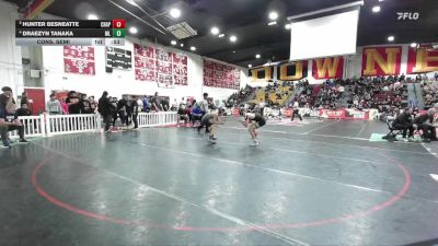 126 lbs Cons. Semi - Hunter Besneatte, Chaparral vs Draezyn Tanaka, MoanaLua