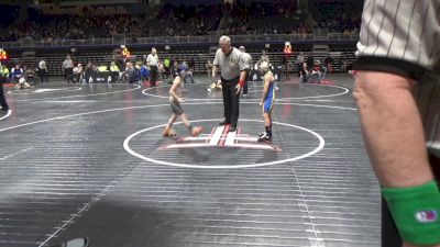 50 lbs Round Of 32 - Brody Bowers, Armstrong vs Ephram Kazar, Danville