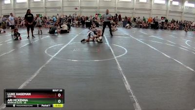 84 lbs Round 7 (8 Team) - Ari McKenna, Brawler Elite vs Luke Hageman, OMP