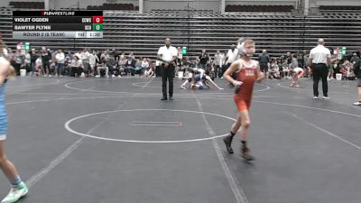 60 lbs Round 2 (8 Team) - Violet Ogden, Capital City WC vs Sawyer Flynn, SC United