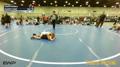 80 lbs Rr Rnd 5 - Joseph Kidwell, Tulsa Elite 9U vs Barrett Jones, Mojo 9U
