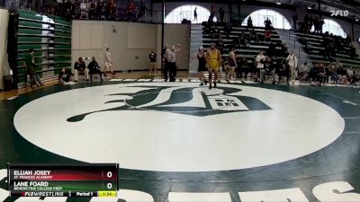 190 lbs Semifinal - Lane Foard, Benedictine College Prep vs Elijah Josey, St. Frances Academy